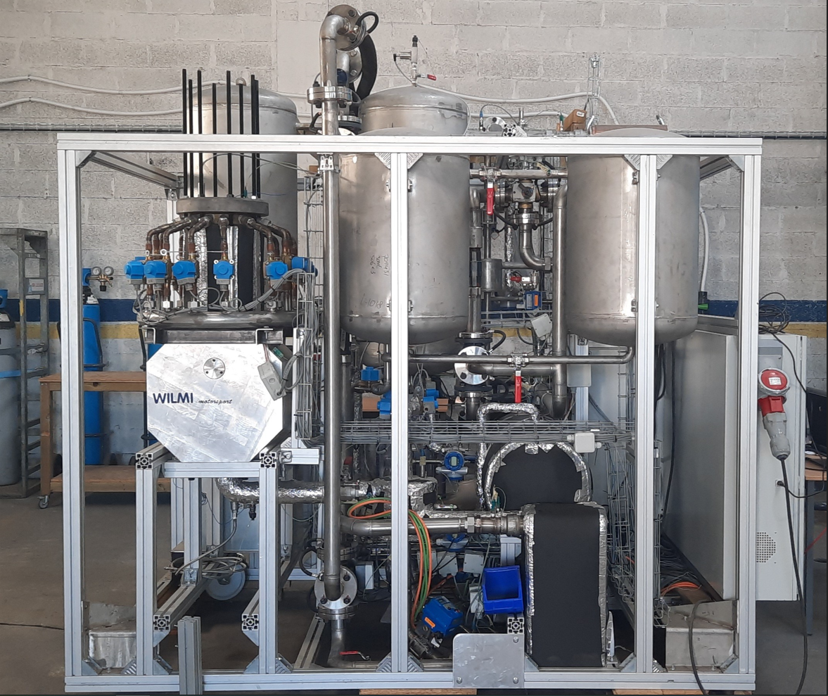Machine PULSE d’Entent sur son bâti industriel